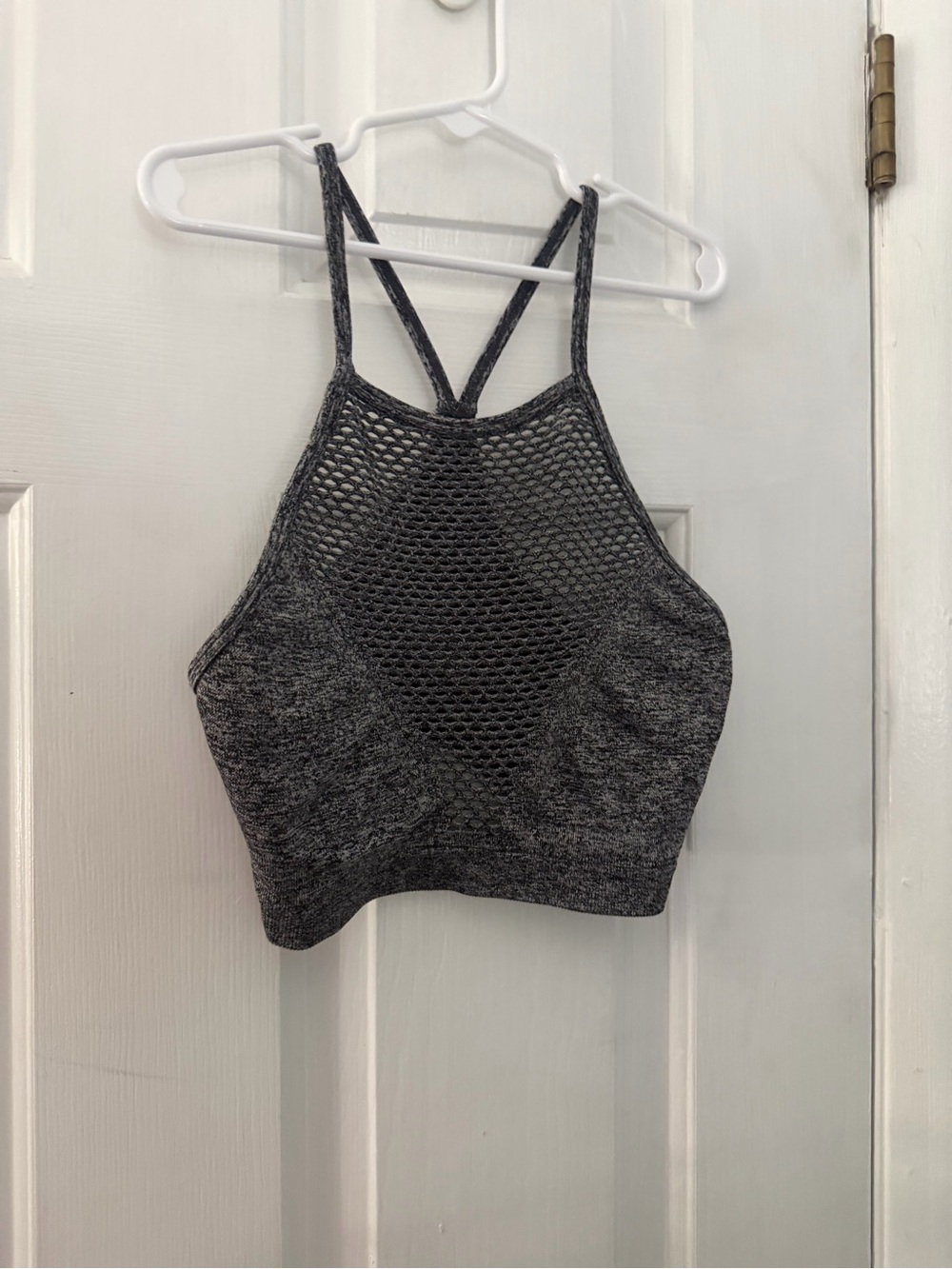 Victoria’s Secret Sport Gray Mesh Racerback Sports Bra M